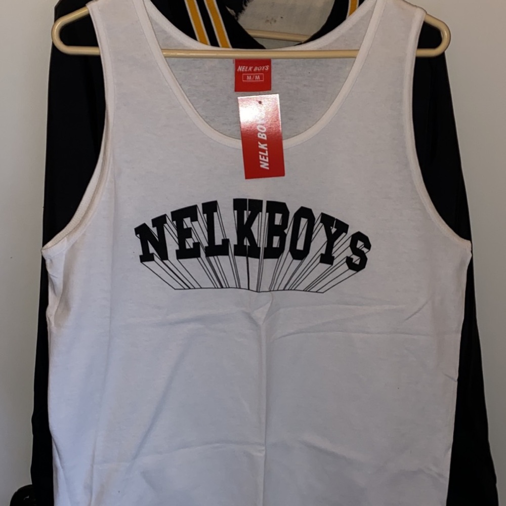 White Nelk Boys Diamond Tank